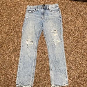 Men’s RVCA blue jeans.